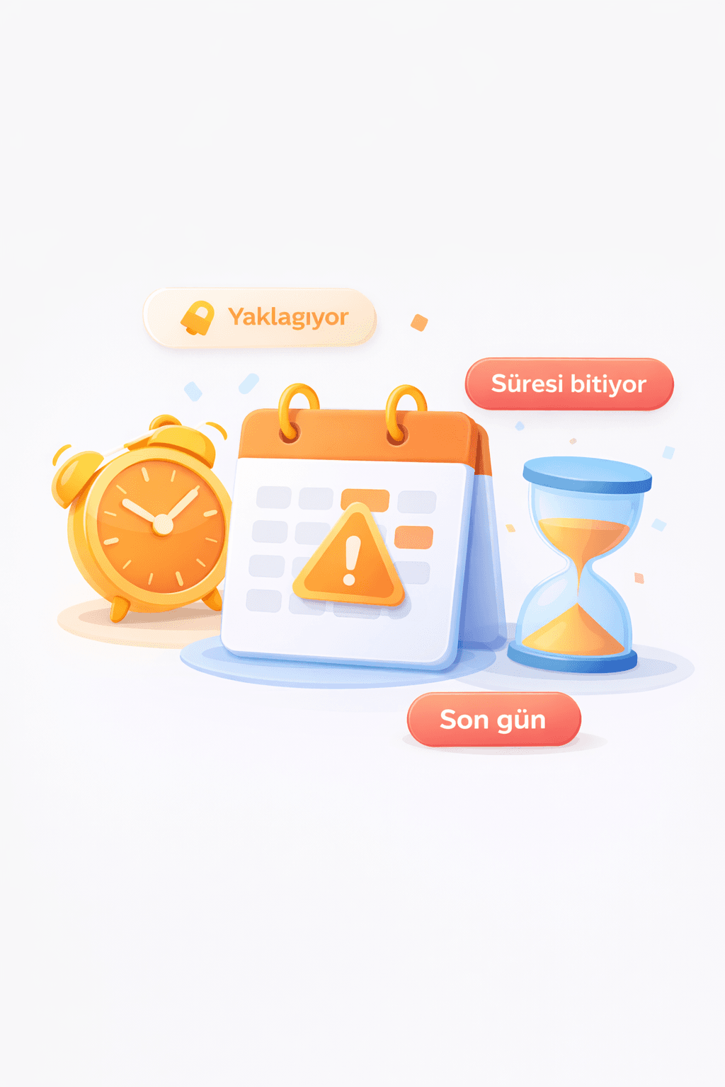 Süre / bitiş uyarıları